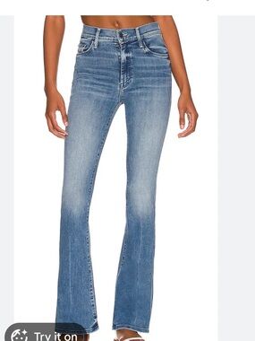 Mother Denim Jeans High Waisted The Weekender Skimp in We the Animals 30 EUC